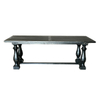 Black Solid Wood Dining Table