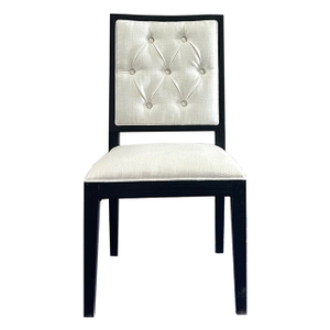 Square Back Buckle Dining Chair