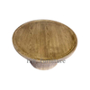 Round Solid Wood Coffee Table For Living Room Furniture