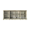 Four Door Cabinet With Glass