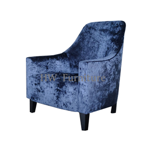 Factory Wholesale High Quality Tufted Living Room Chair Velvet Lounge Chair