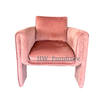 Pink Velvet Lounge Chair For Wedding Furniture