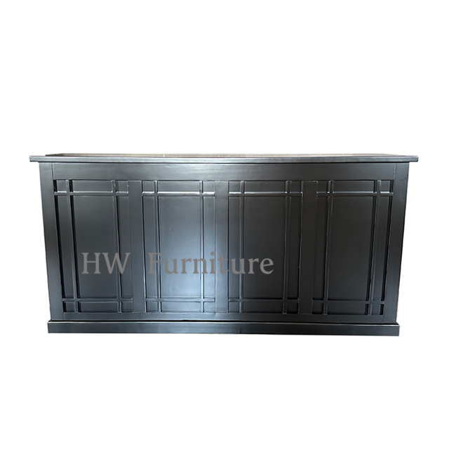 High Quality Custom Wooden Wedding Bar Table Outdoor Furniture Events