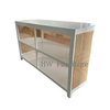 New Solid Wood Rattan Wedding Counter Reeded Bar Table Outdoor Furniture For Event