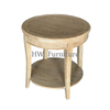Natural Color Wooden Round Low Table/Wooden Round Coffee Table