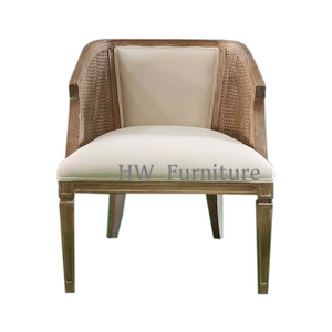 New Style Wooden Rattan Backed Dining Chair For Wedding Firniture