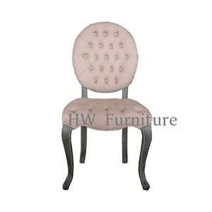 Deep Pull Buckle Round Back Dining Chair