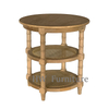 High Quality Custom Living Room Furniture Wood Side Table With Rattan/Coffee Table
