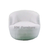 White Rotating Lounge Chair For Living Room Furniture