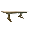 Wooden Dining Room Furniture/Foldable Solid Wood Dining Table