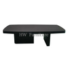Black Solid Wood Coffee Table