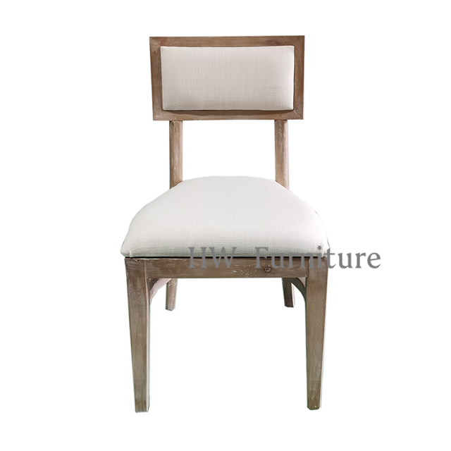 Fabric Dining Chairs With Wooden Frame For Home & Wedding Furniture
