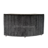 Luxury Velvet Curve Wedding Wood Bar Counter sets for wedding rentals