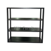 Outdoor Wedding Furniture Wooden Black Book Wine Shelf Wood Bar Back