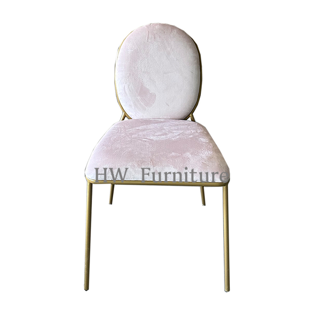 Stackable Stainless Steel Dining Chair For Wedding Furniture