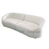 White Teddy Velvet Lounge Sofa For Living Room Furniture