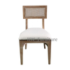 Fabric Dining Chairs With Wooden Frame For Home & Wedding Furniture