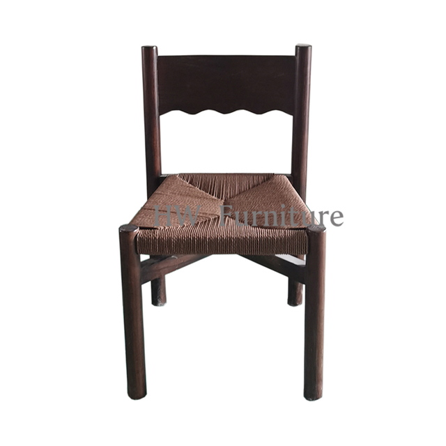 Hot Sale Dining Room Furniture Dining Chair With Hemp Rope Seat