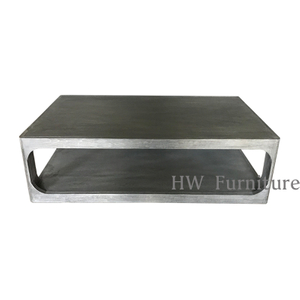 Solid Wooden Black Coffee Table 