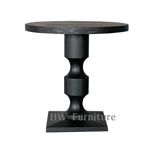 Black Wooden Small Coffee Table