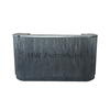 Black Ribbed Wooden Bar Table For Wedding And Party