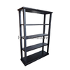 Hot Sale Outdoor Wedding Furniture Wooden White and Black Book Wine Shelf Wood Bar Back