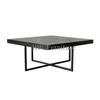 Nordic Living Room Furniture With Iron Base And Wooden Roof Coffee Tables