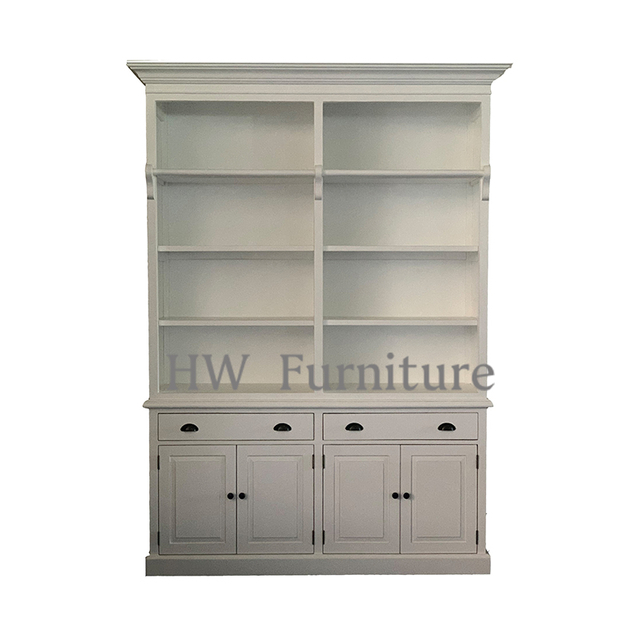 Economical Custom Bedroom Furniture Solid Wood Cabinet White Tall Cabinet