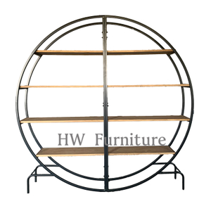 New Style Wedding Furniture Wooden Bookshelf Wine Display Cabinet