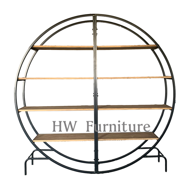 New Style Wedding Furniture Wooden Bookshelf Wine Display Cabinet