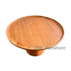 Solid Wood Round Coffee Table For Home Furniture