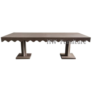 New Design Home Furniture Solid Wood Dining Table For Wedding Furniture