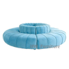 Round Blue Velvet Wedding Sofa For Wedding Furniture