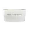 White Vertical Striped Wooden Bar Table