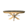 Extendable Solid Wood Long Table