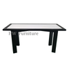 Hot Sale Home Furniture Solid Wood Base With Marble Surface Dining Table