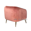 Lounge Chair With Metal Feet