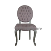 Deep Pull Buckle Round Back Dining Chair