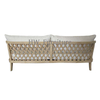 Top Sell Living Room Furniture 3 Seater Wooden Outdoor Lounge Sofa For Wedding Furniture
