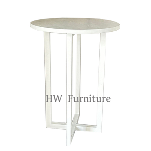 New Design Wooden Wedding Furniture Solid Wooden Wedding Table/White High Bar Table