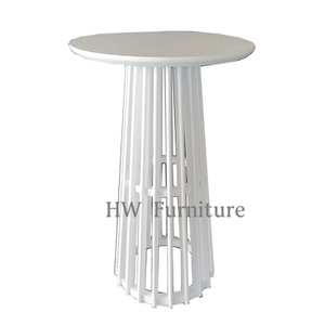 Solid Wooden Wedding Furniture Wooden Wedding Table/White Bar Table