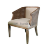 Rattan Backed Wooden Arm Chair/Solid Wood Lounge Chair