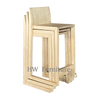 New Style Outdoor Furniture Wooden Dining Chairs/Stackable Bar Chairs