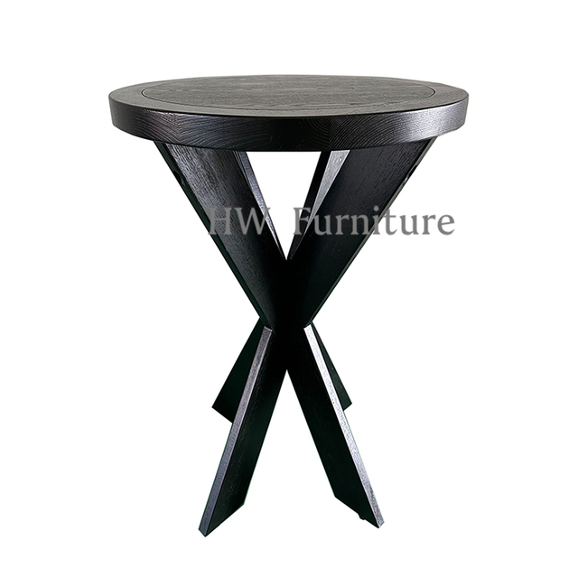 Wooden Outdoor Furniture Black Low Table/Wooden Coffee Table
