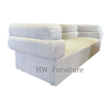 Home Furniture Beige Teddy Fleece Lounge Sofa For Wedding Furniture