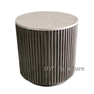 New Design Round Coffee Table With Marble Surface