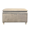 Light Gray Storage Ottomans For Living Room Furniture