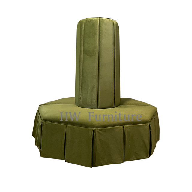 Round Green Wedding Sofa For Wedding Furniture