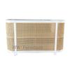 New Solid Wood Rattan Wedding Counter Reeded Bar Table Outdoor Furniture For Event