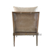 Solid Wood Rattan Backed Leisure Chair/Wooden Lounge Chairs